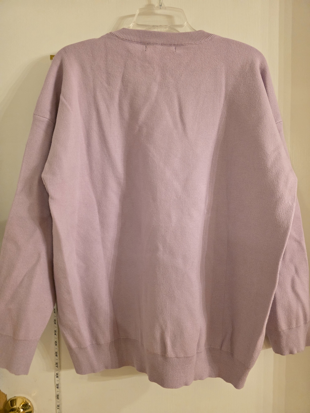 Lavender Cloud Pattern Sweater - Picture 5 of 5